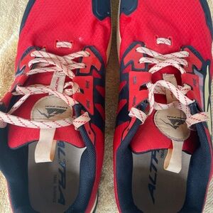 Altra Black and Red Athletic Shoes